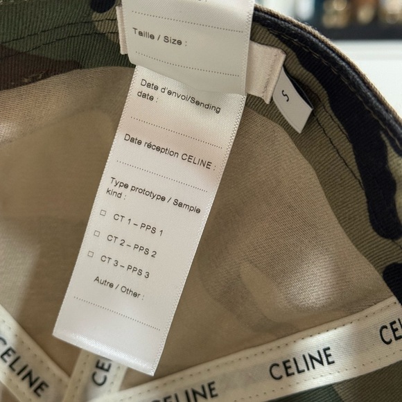 Celine 1 of 1 - SAMPLE- Camo Hat - Small - Picture 7 of 7